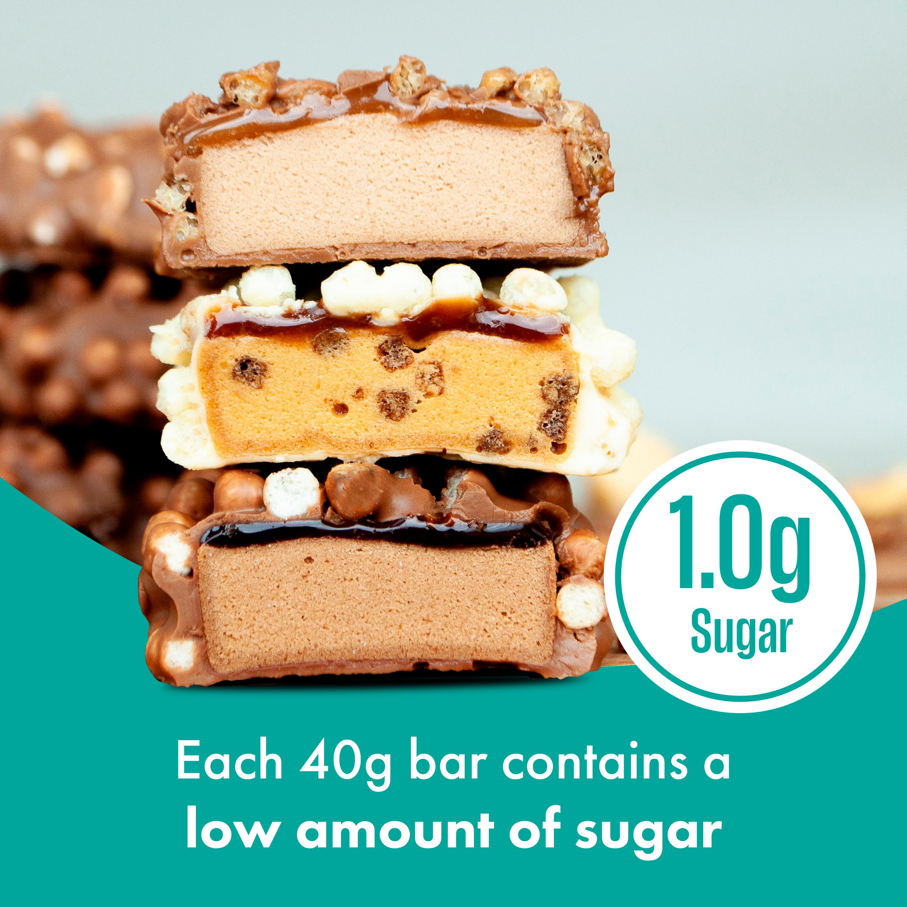 FULFIL chocolate salted caramel protein bar 3x40g - British product