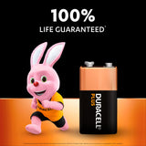 Duracell Plus 9V alkaline battery pack of 1, UK version