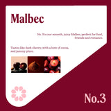 Nice Malbec red wine 18.7cl, UK version