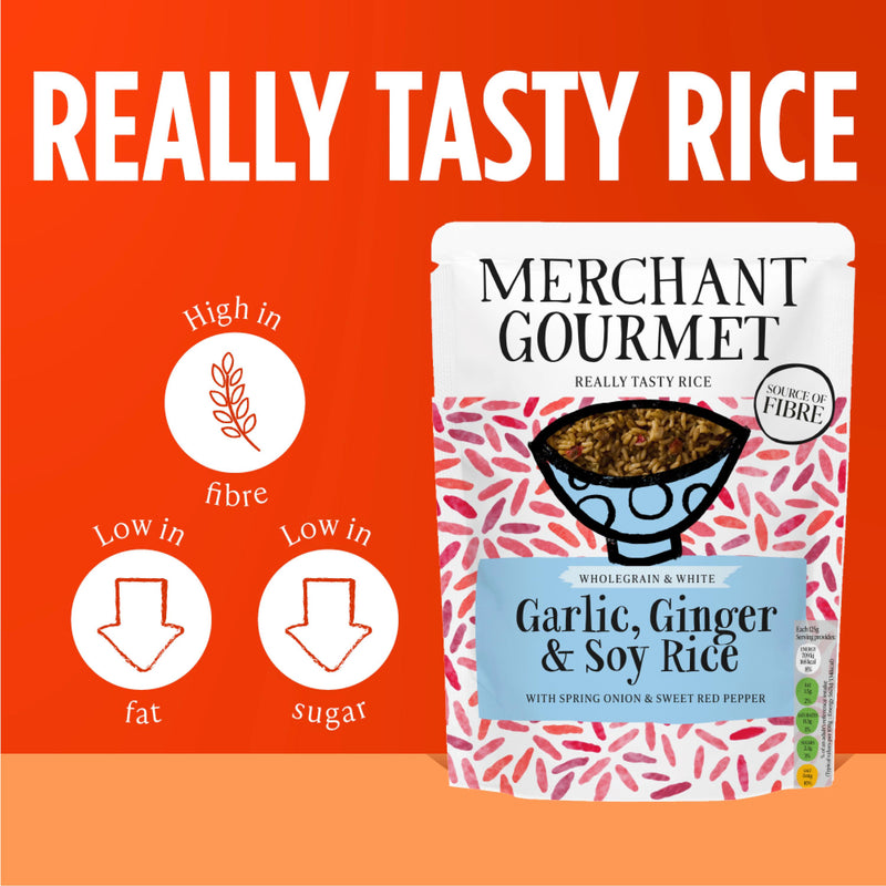 Merchant Gourmet mango chilli lime rice pouch 250g - British product