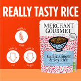 Merchant Gourmet mango chilli lime rice pouch 250g - British product