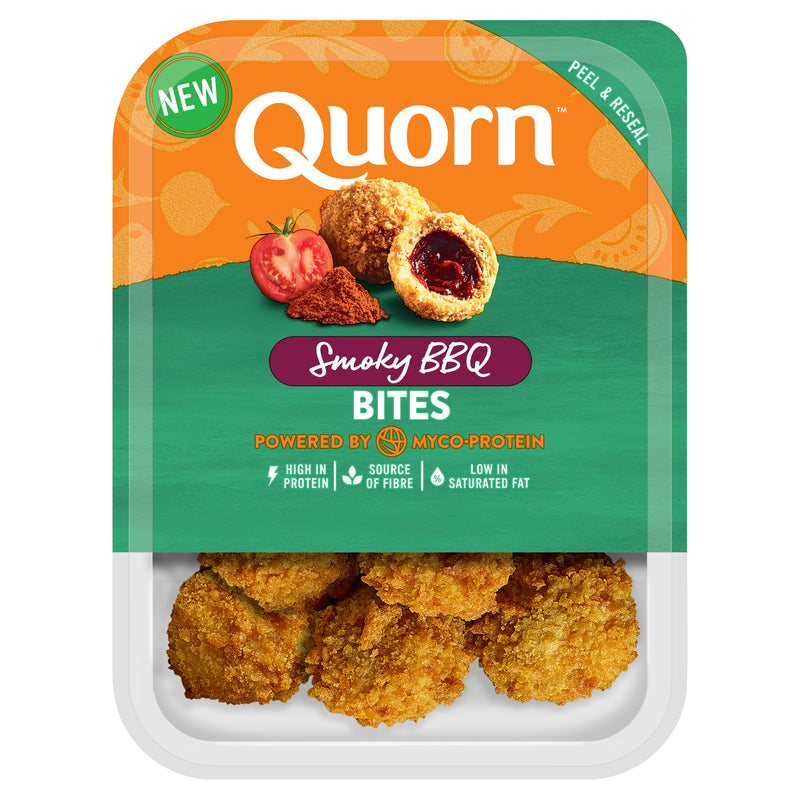 Quorn Smoky BBQ Bites 180g, imported from the UK