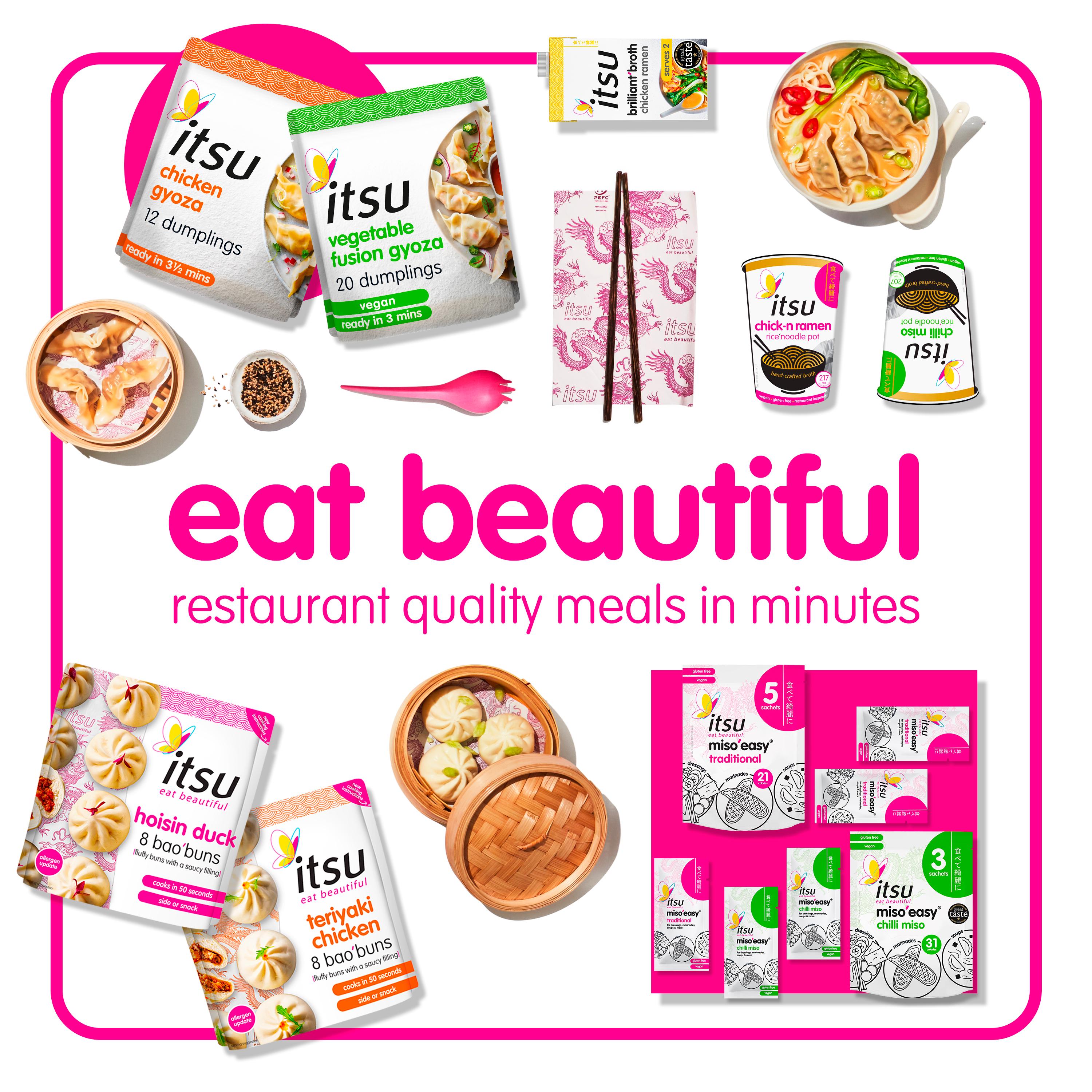 itsu satay rice noodle pot 64g, imported from the UK