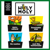 Holy Moly Minis Guacamole Original 3x57g, UK version