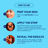 Biore charcoal deep cleansing nose strips 6 count, UK version