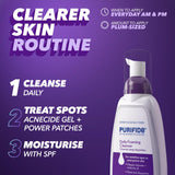 Purifide Daily Cleanser 235ml foaming face wash for acne-prone skin, imported from the UK