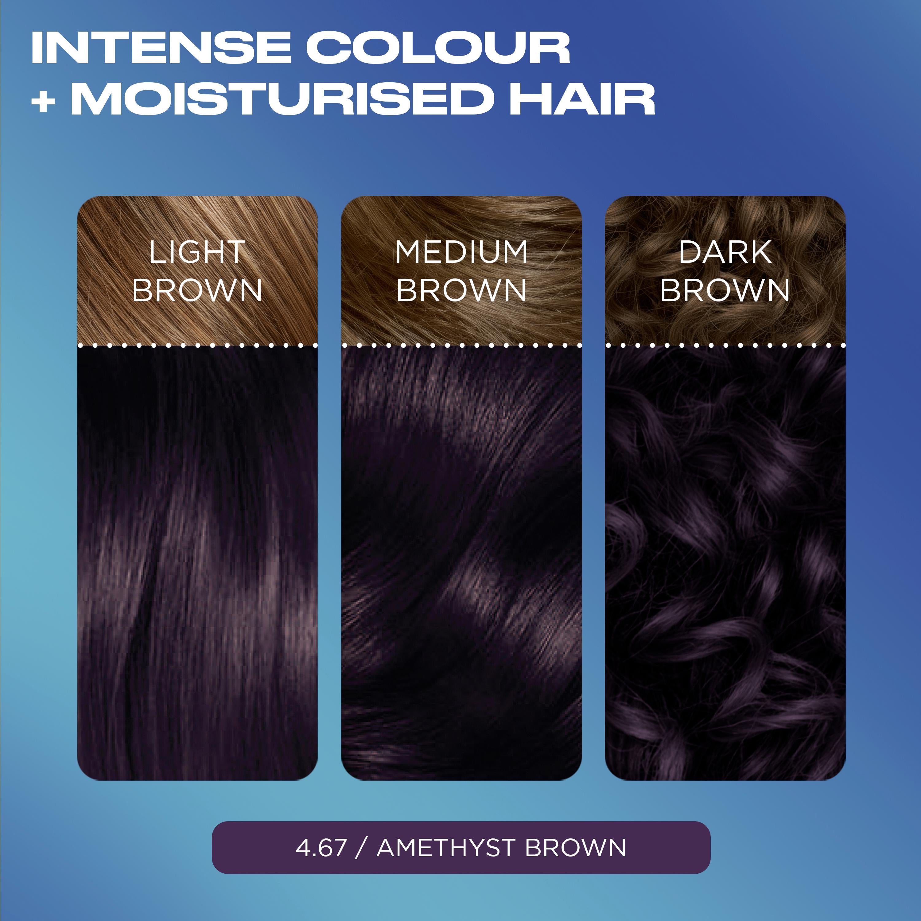 Clairol Nice'N Easy hair dye Amethyst Brown, UK version