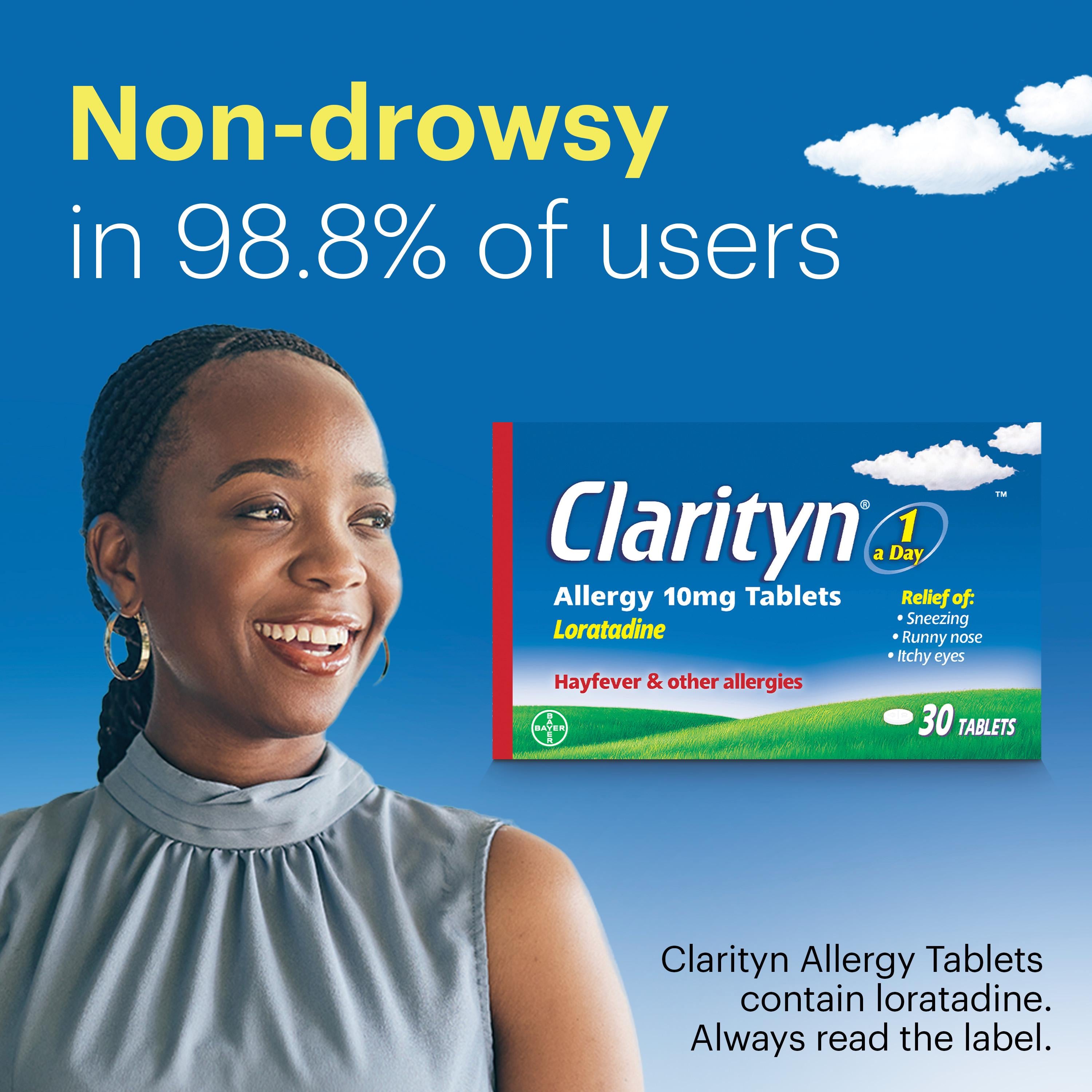 Clarityn Allergy Relief Tablets 30 tablets, UK version
