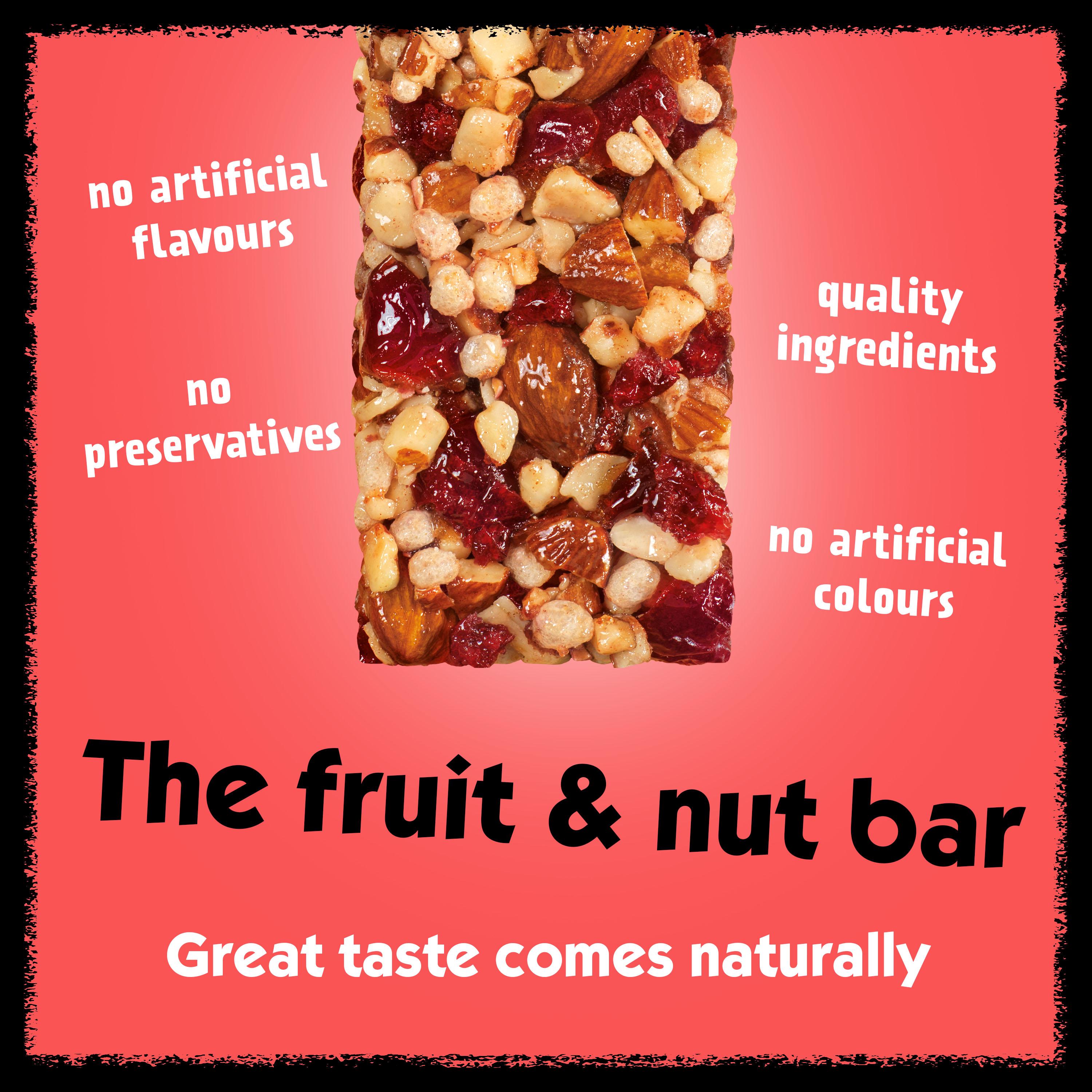 Eat Natural almond cranberry fruit and nut bar 40g - British product