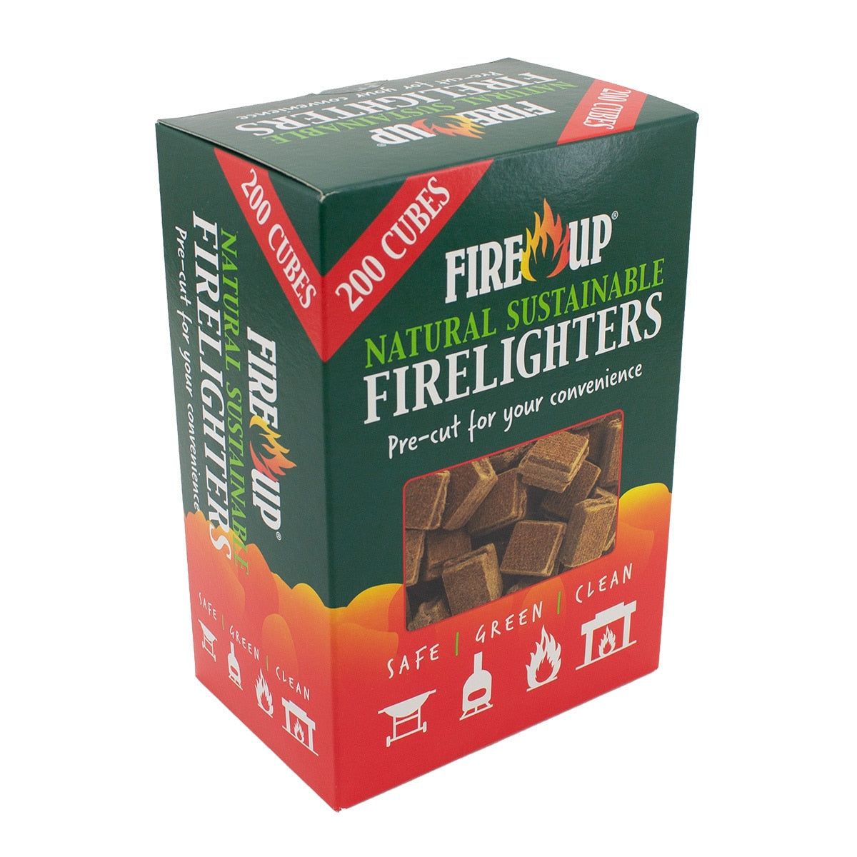 Fire Up Natural Fire Lighters, 200 Pack GOODS Costco UK