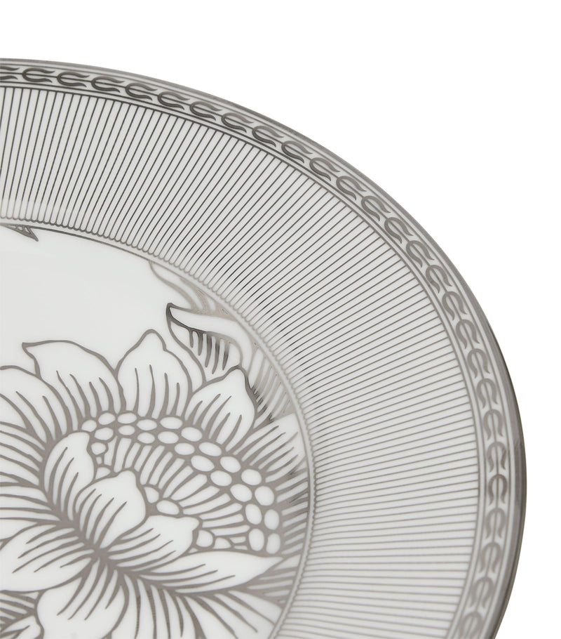 Wedgwood bone china Silver Tonquin plate 20cm (British brand)