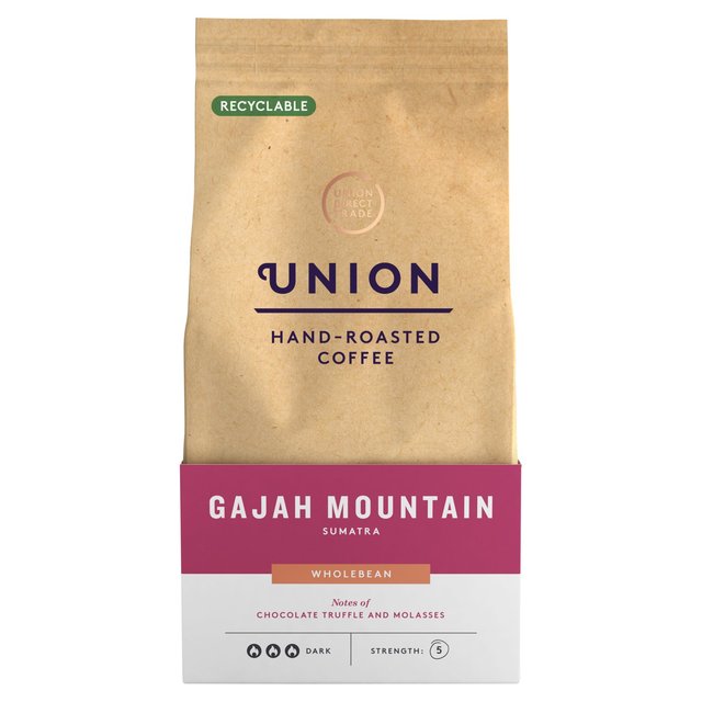 Union Gajah Mountain Sumatra Wholebean   200g GOODS M&S   