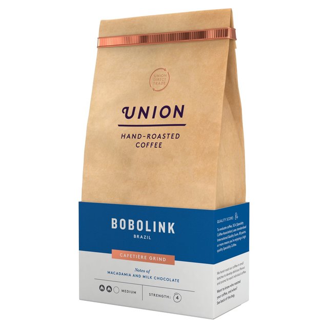 Union Bobolink Brazil Cafetiere Grind   200g GOODS M&S   