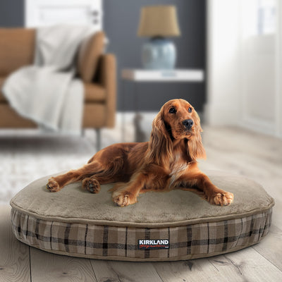 Costco UK Kirkland Signature 42 Round Pet Bed in 6 Designs- Buy online at McGrocer
