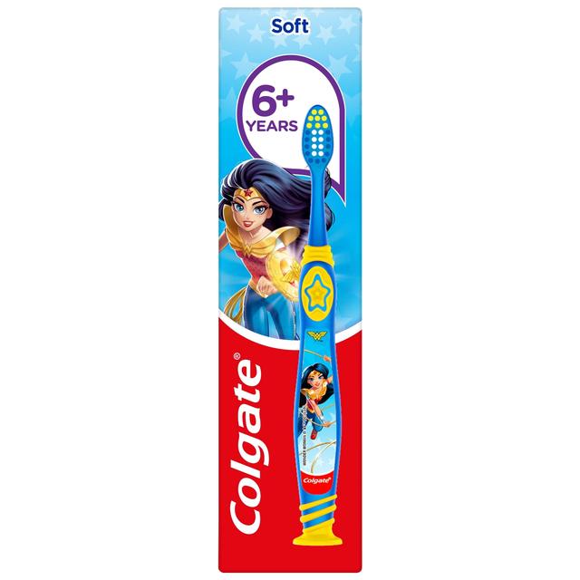 Colgate Junior Smiles 6 Years Old + Soft Toothbrush Batman or Wonder Woman GOODS M&S   