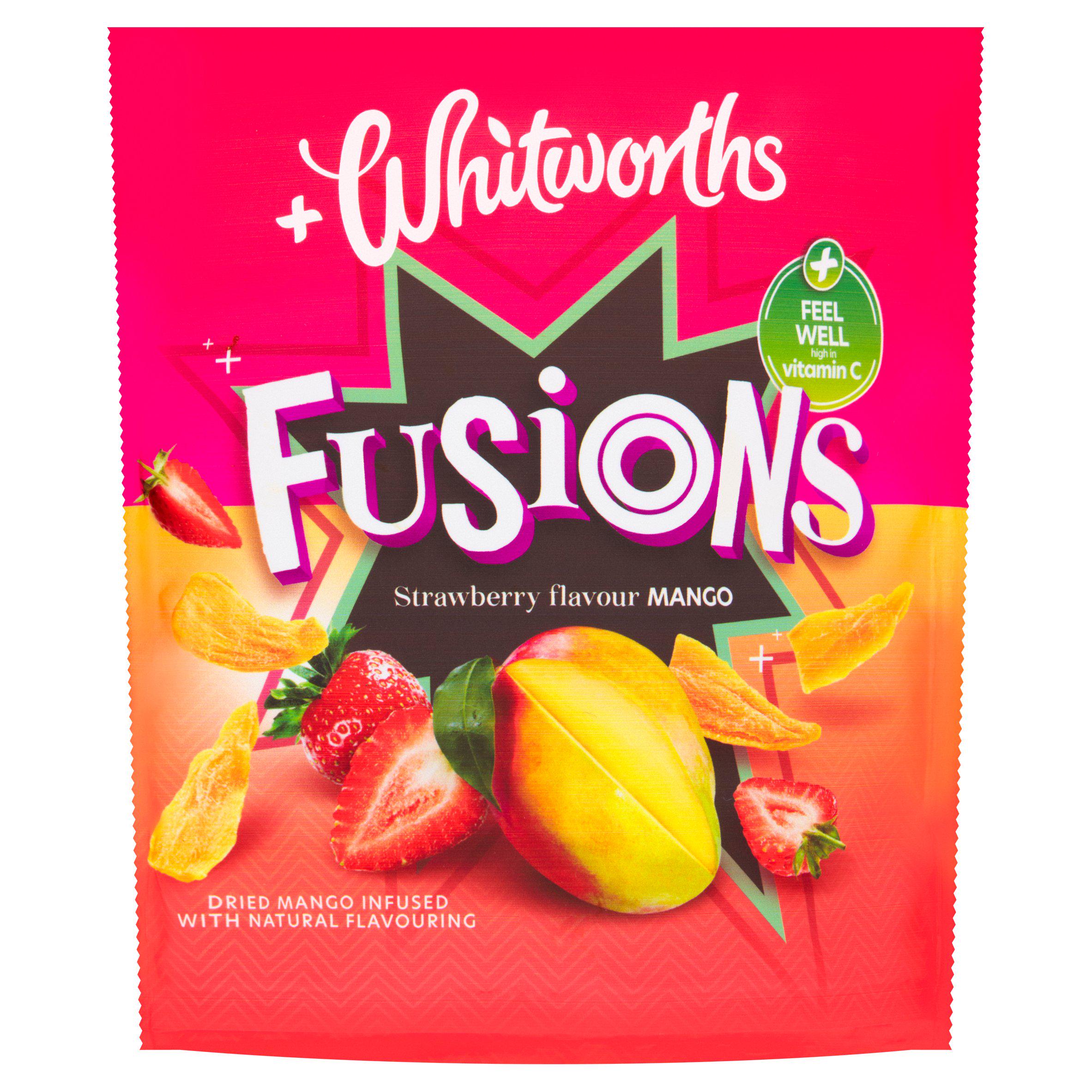 Whitworths Strawberry Mango Flavour Fusions 75g GOODS Sainsburys   