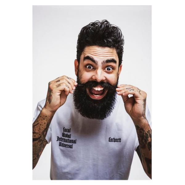 Reuzel Beard Foam Wood & Spice 70ml, imported from the UK