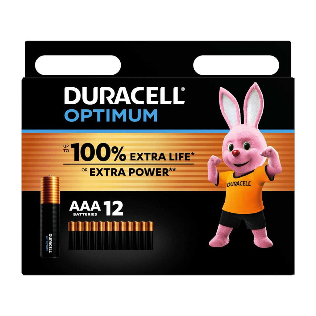 Duracell Optimum AAA batteries 12s