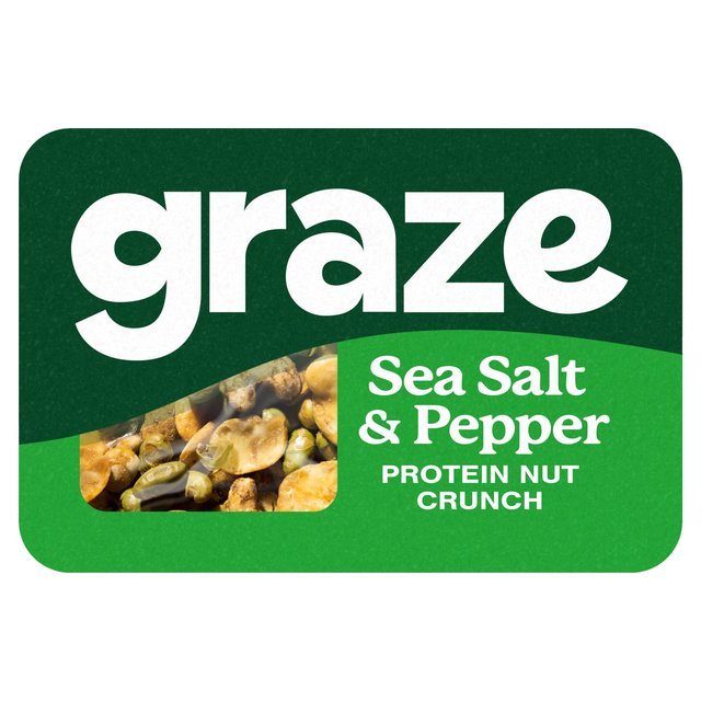 Graze Protein Salt & Pepper Vegan Mixed Nuts Snack   28g GOODS M&S   