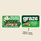 Graze Protein Salt & Pepper Vegan Mixed Nuts Snack   28g GOODS M&S   