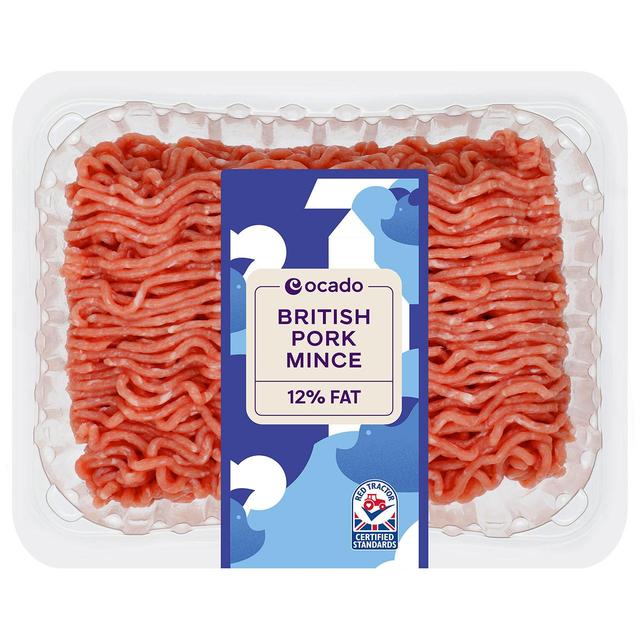 Ocado British Pork Mince 12% Fat    500g