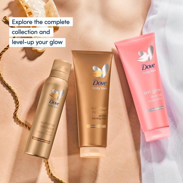 Dove Dermaspa Gradual Tan Lotion Medium To Dark 200ml GOODS Superdrug   