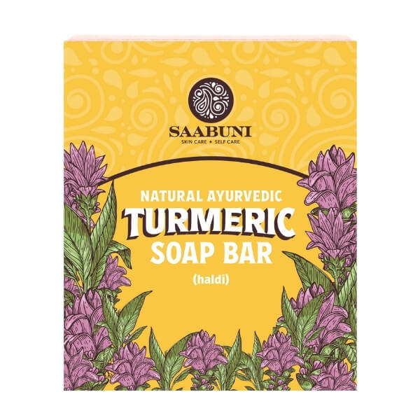 Saabuni Turmeric Soap Bar 90g, UK version