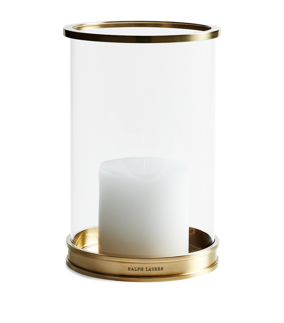 Ralph Lauren Home modern medium hurricane candle holder 30.5cm, imported from the UK