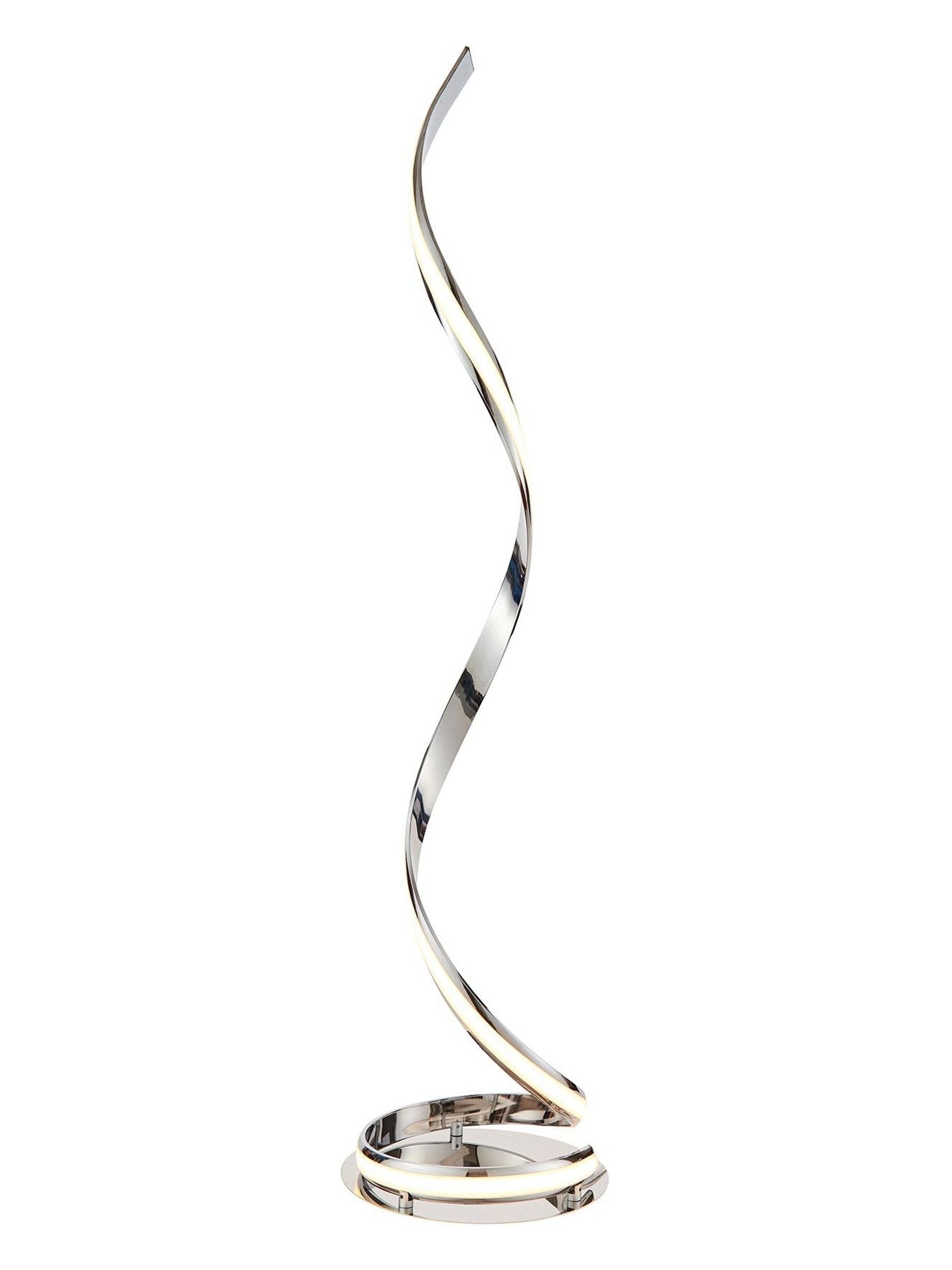Gallery Home Maria floor lamp with chrome finish - British product