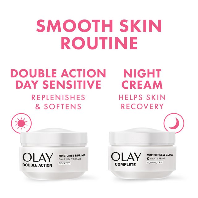 Olay Double Action Sensitive Moisturiser Day Cream   50ml GOODS M&S   