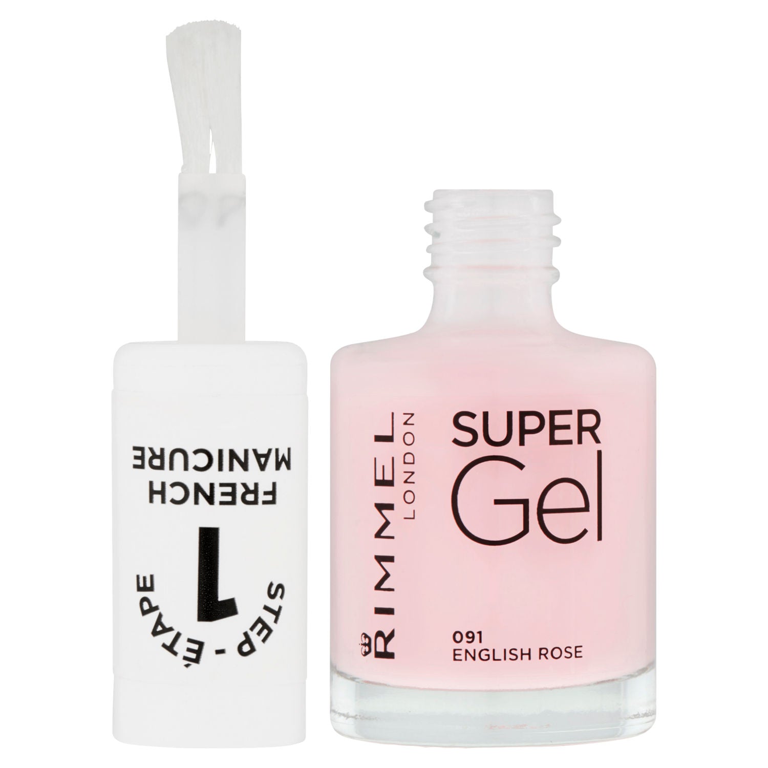 Rimmel London gel nail polish English Rose 12ml, imported from the UK