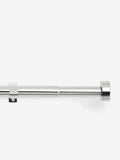 Chrome Stud Finial Extendable 28mm Curtain Pole Kit