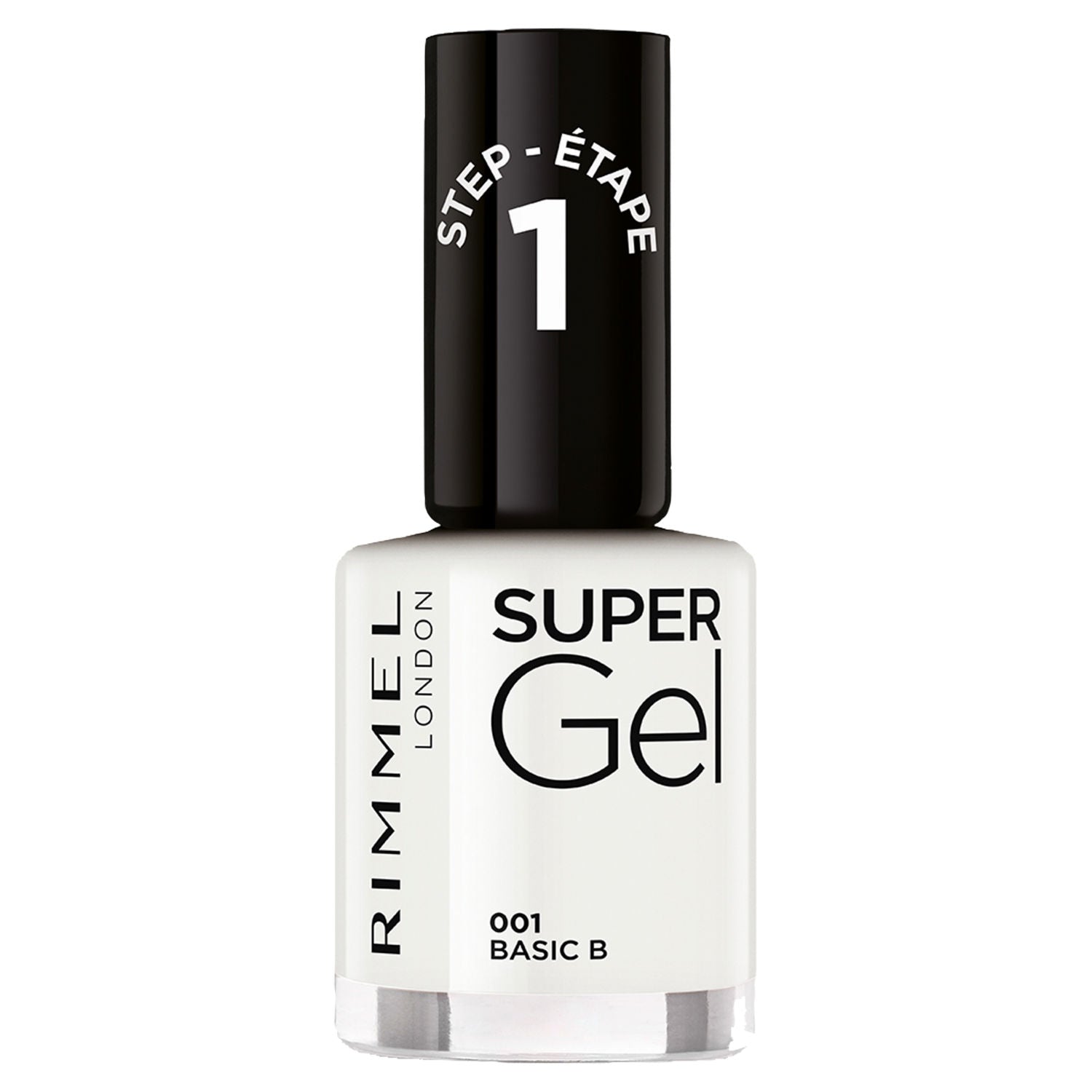 Rimmel London Super Gel nail polish 001 Basic B 12ml - British product