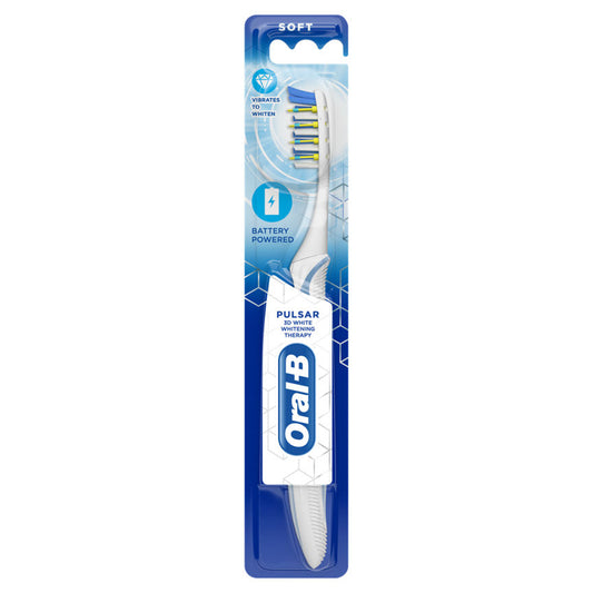 Oral-B Pulsar 3D White Whitening Therapy Toothbrush With Battery Power GOODS ASDA   