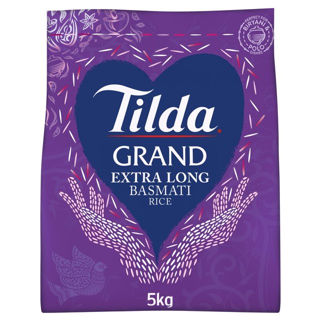 Tilda Grand Extra Long Grain Basmati Rice    5kg