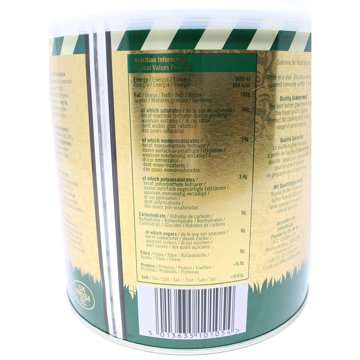 KTC Pure Butter Ghee 2kg, UK version