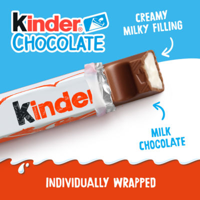Kinder Milk Chocolate Small Snack Bars Multipack 16x