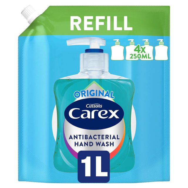 Carex Original Antibacterial Handwash Refill   1L GOODS M&S   