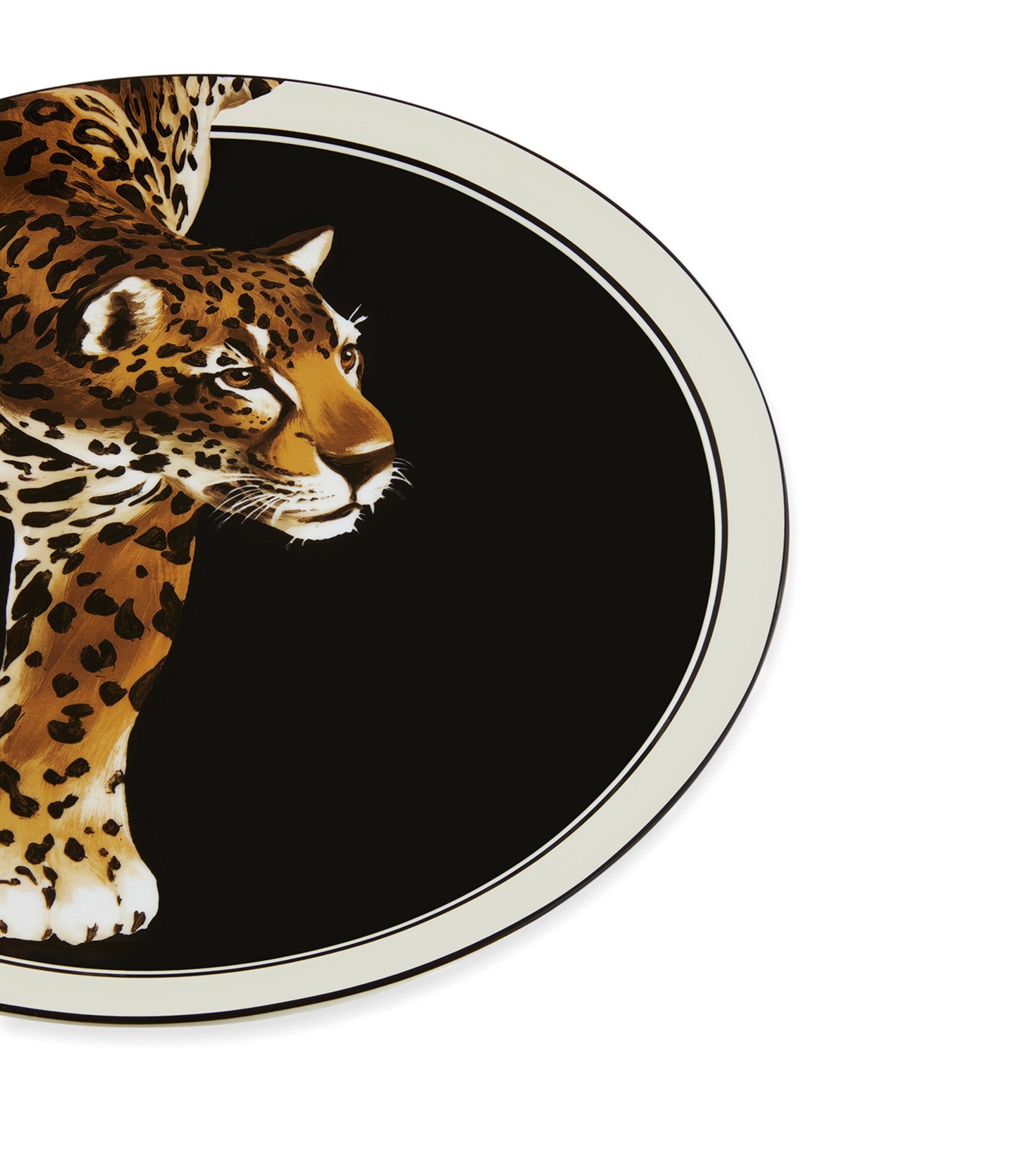 Dolce&Gabbana Casa leopard serving plate 40.5cm - British product