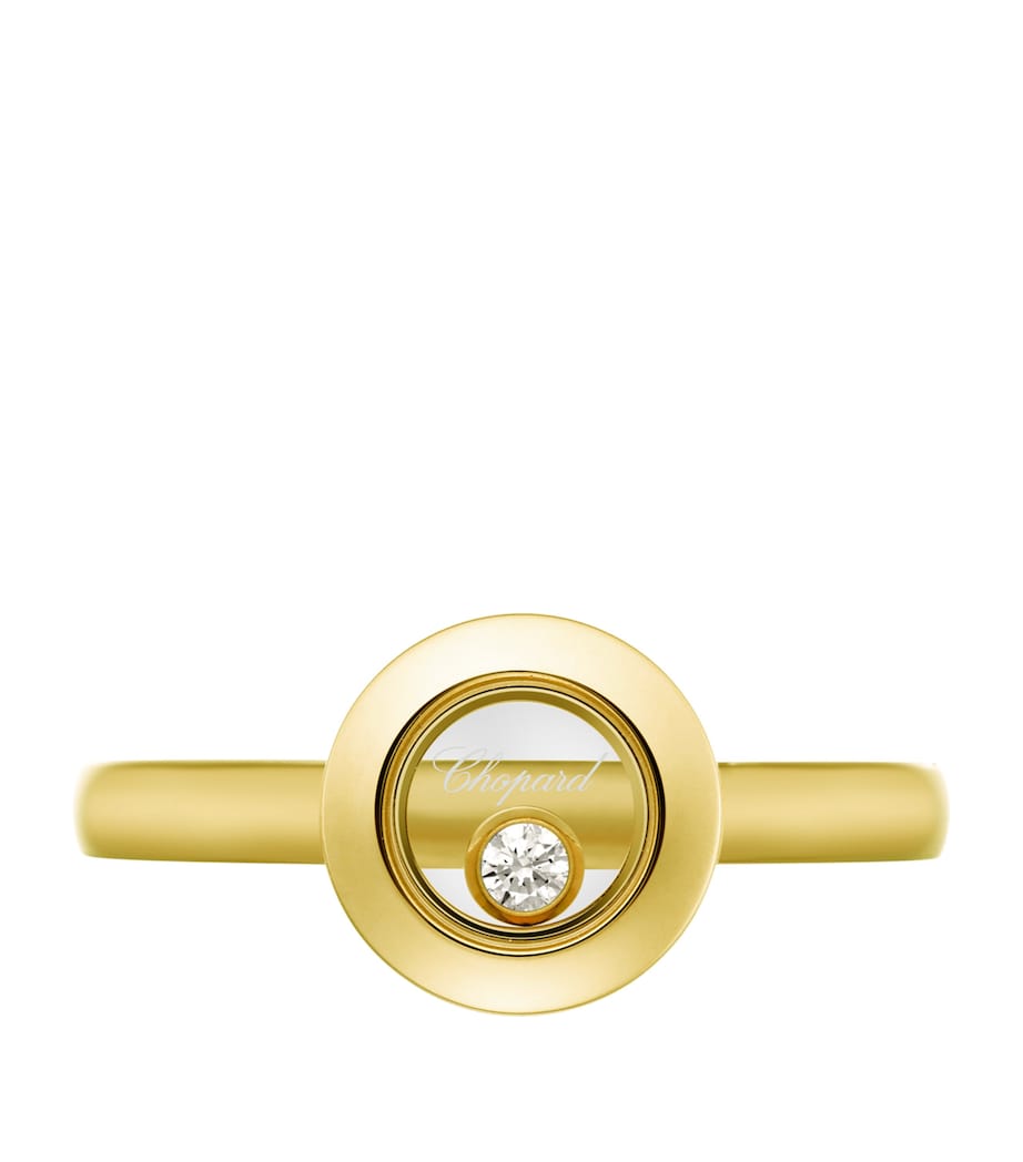 Chopard Happy Diamonds Icons ring in yellow gold, UK version