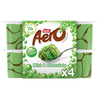 ASDA Aero Peppermint Sjokolademousse Dessert 58g - Kjøp online hos McGrocer