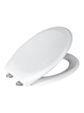 Showerdrape White Granada Soft Close One Button Release Toilet Seat