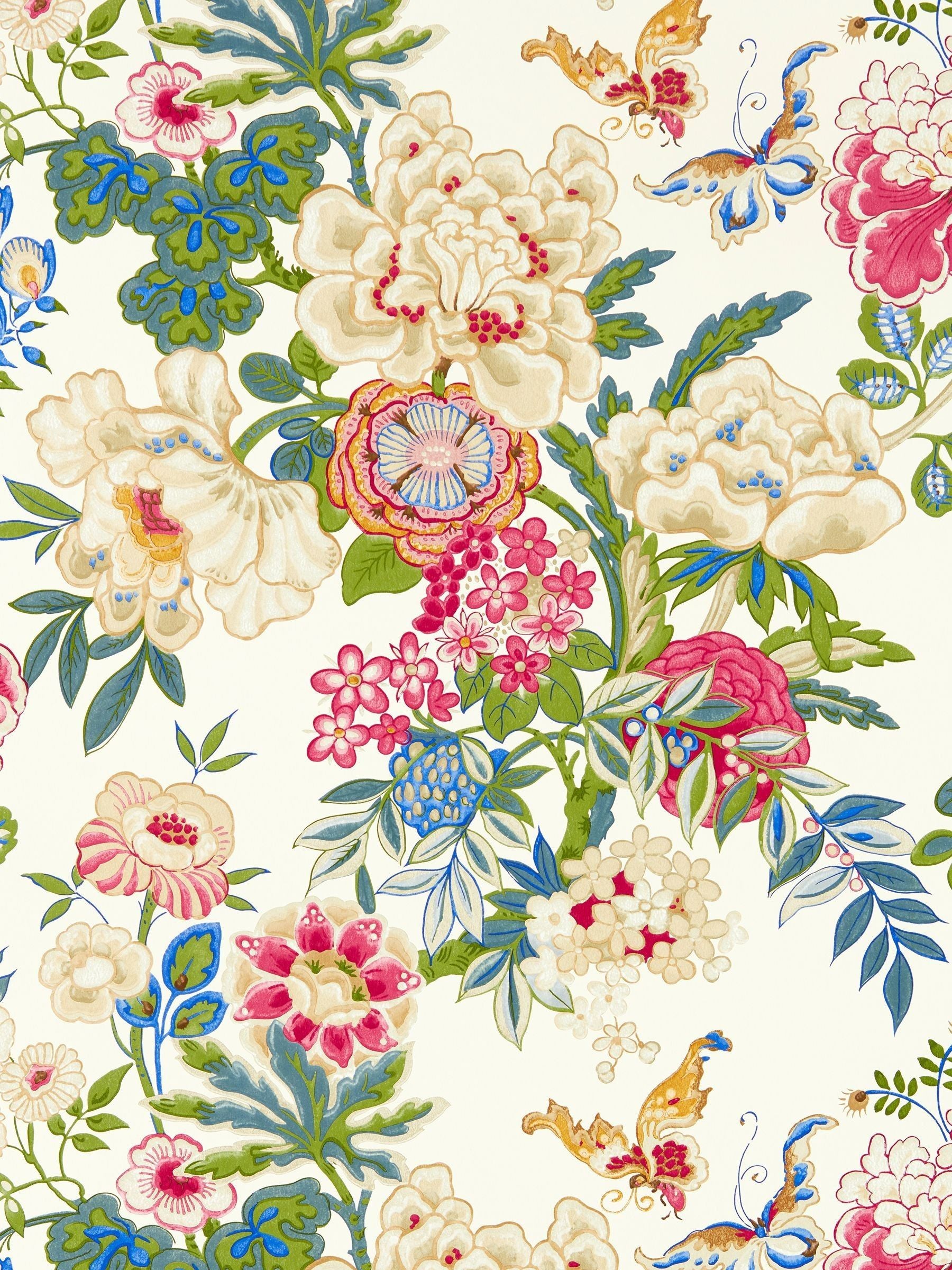 Sanderson Pink Emperor Peony wallpaper 10.05M, imported from the UK