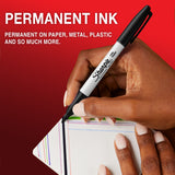 Sharpie Permanent Markers Fine Point Assorted Colours 12 Count (British brand)