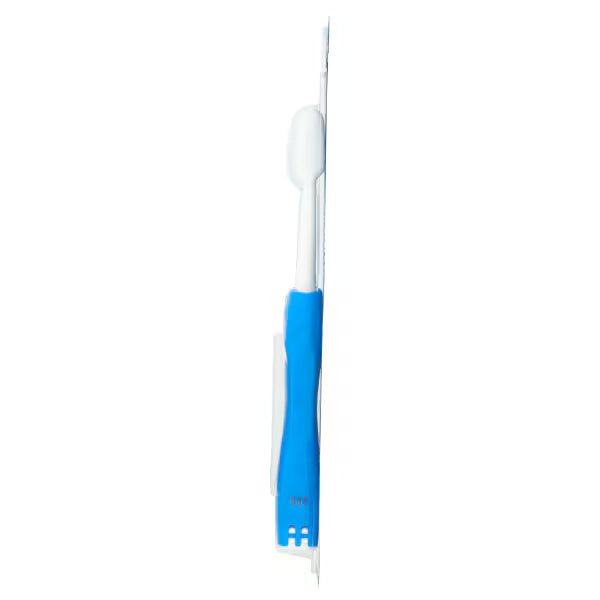 Superdrug folding travel toothbrush (British brand)