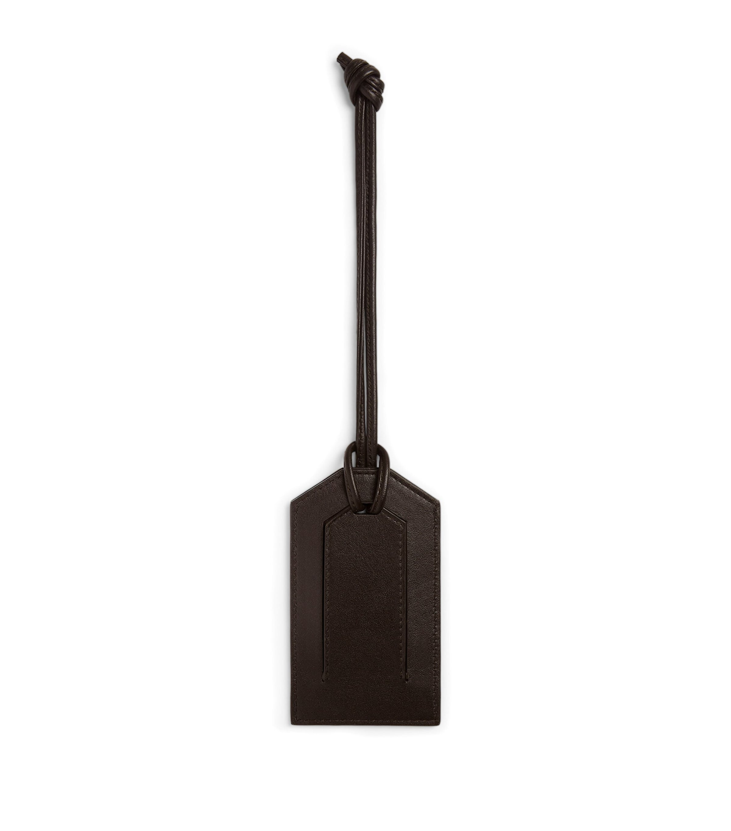Bottega Veneta leather Intrecciato luggage tag - British product