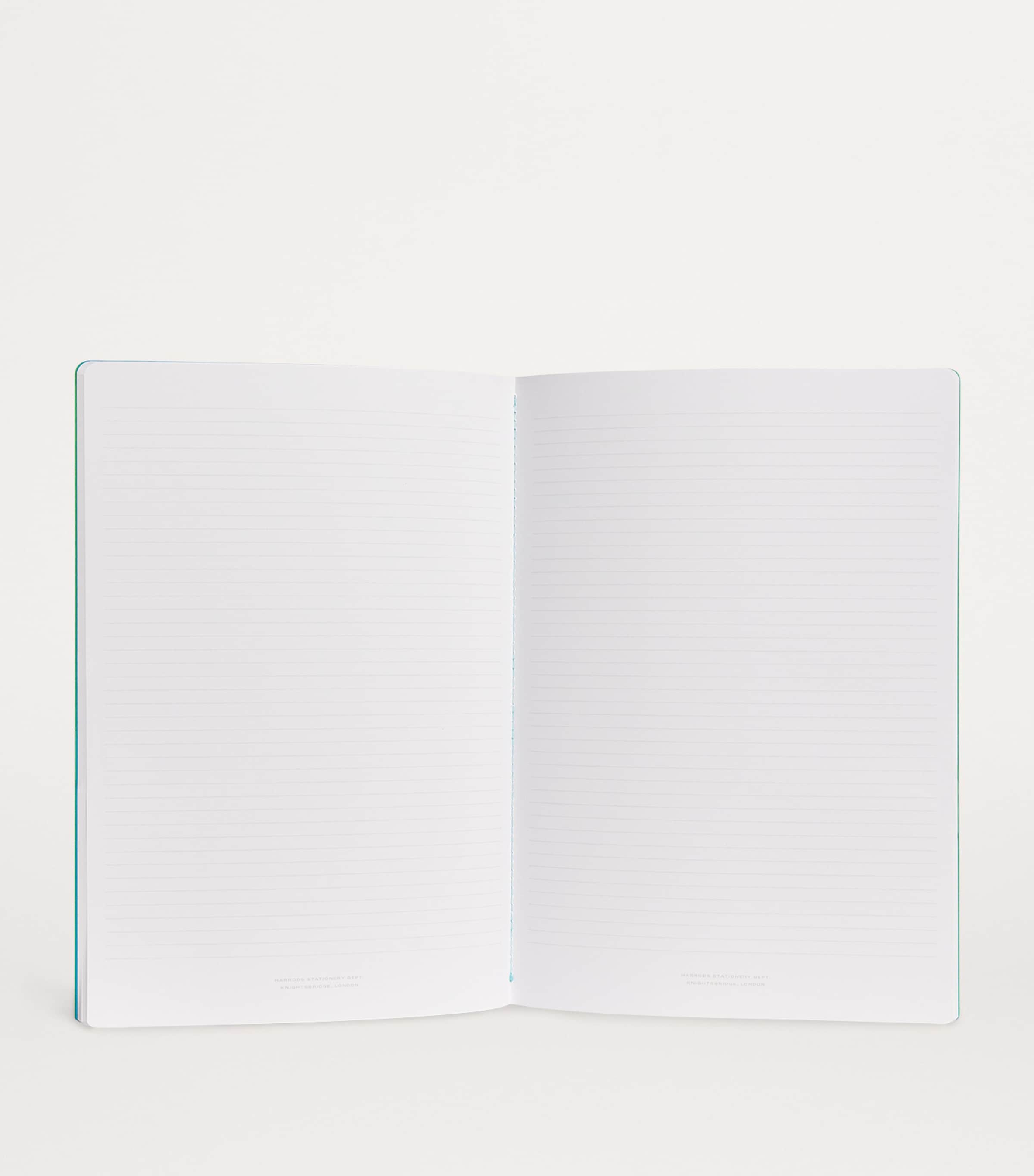 Harrods Logo A4 lined notebook, UK version