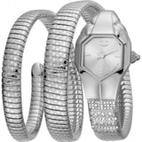 Just Cavalli Clear Ladies Glam Snake watch, imported from the UK