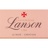 Lanson Champagne Le Rosé Création 750ml glass bottle, UK version