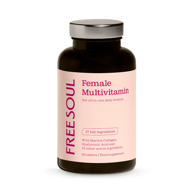 Holland & Barrett Free Soul Female Multivitamins with Collagen 60 Tablets- Buy online at McGrocer